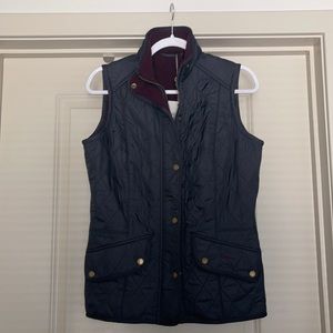NWT Navy Barbour Women’s Cavalry Gilet Vest UK 12 US 8